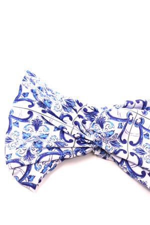 Majolica pattern lycra headband Aram Capri | FASCIADOLCE